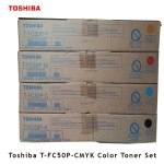 Toshiba T-FC50P-CMYK Original Color Toner Cartridge