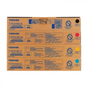 Toshiba T-FC415C-YMCK e-studio Color Original Toner Full Set (4 pcs)