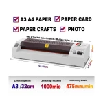 Huanda Hd-32020 (A3, A4,320mm) Pouch Laminator Machine